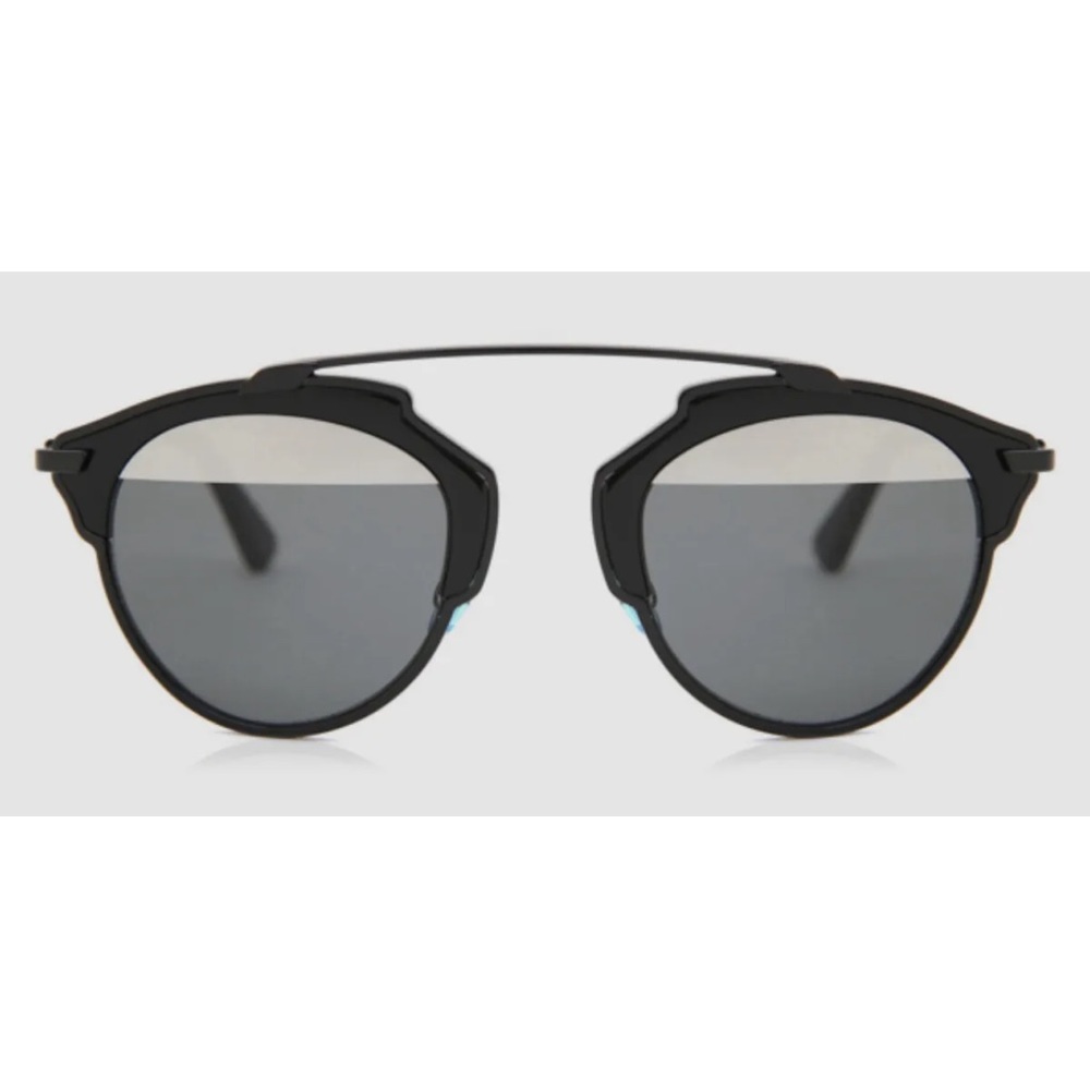 Authentic Christian Dior SoReal Womens/Unisex Black Round Sunglasses Shades